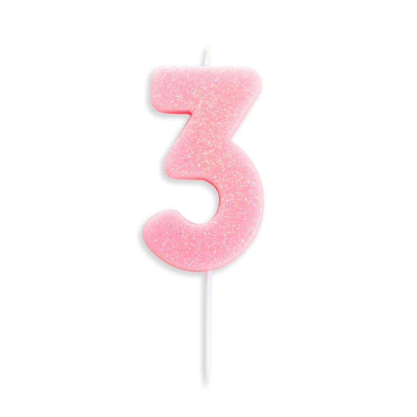 Vela cumpleaños rosa nº 3 – Sweetkolor- – La Cocinita Cupcakes